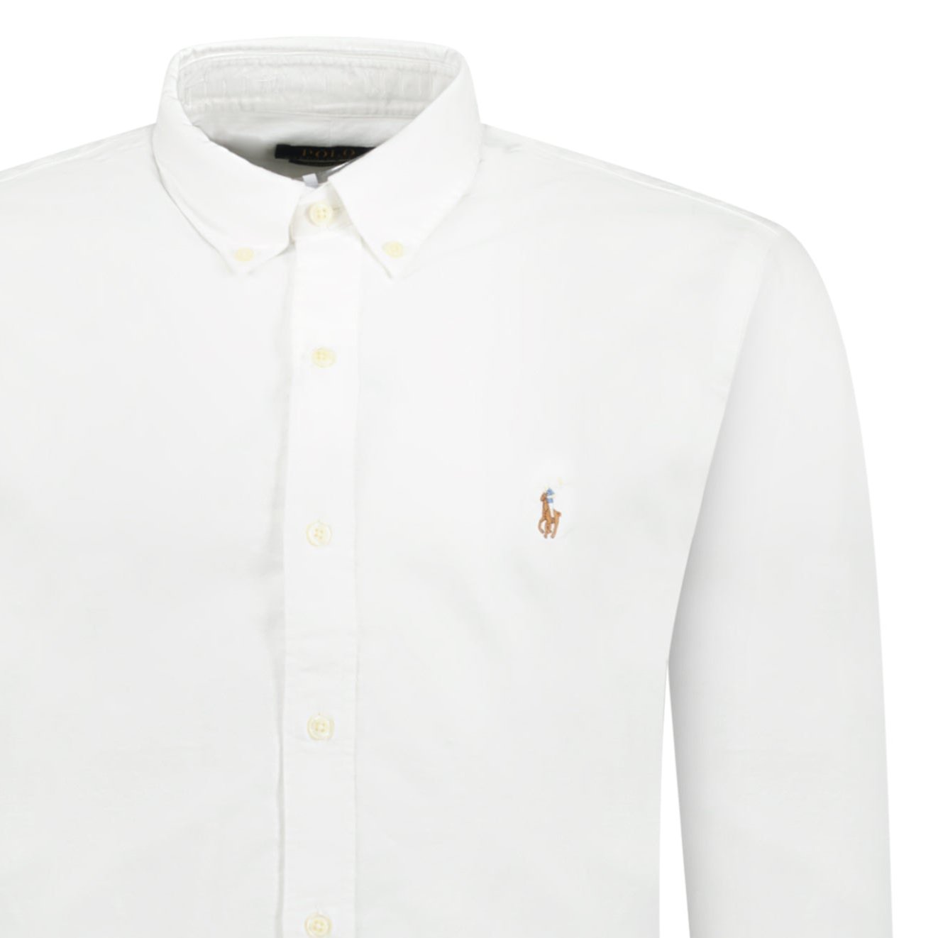 Polo R L® Custom Fit Oxford Shirt White