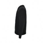 Black Textured Oblique Knit Sweater